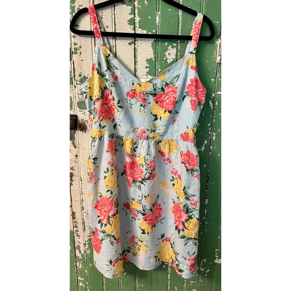 Cynthia Rowley linen Floral Sundress